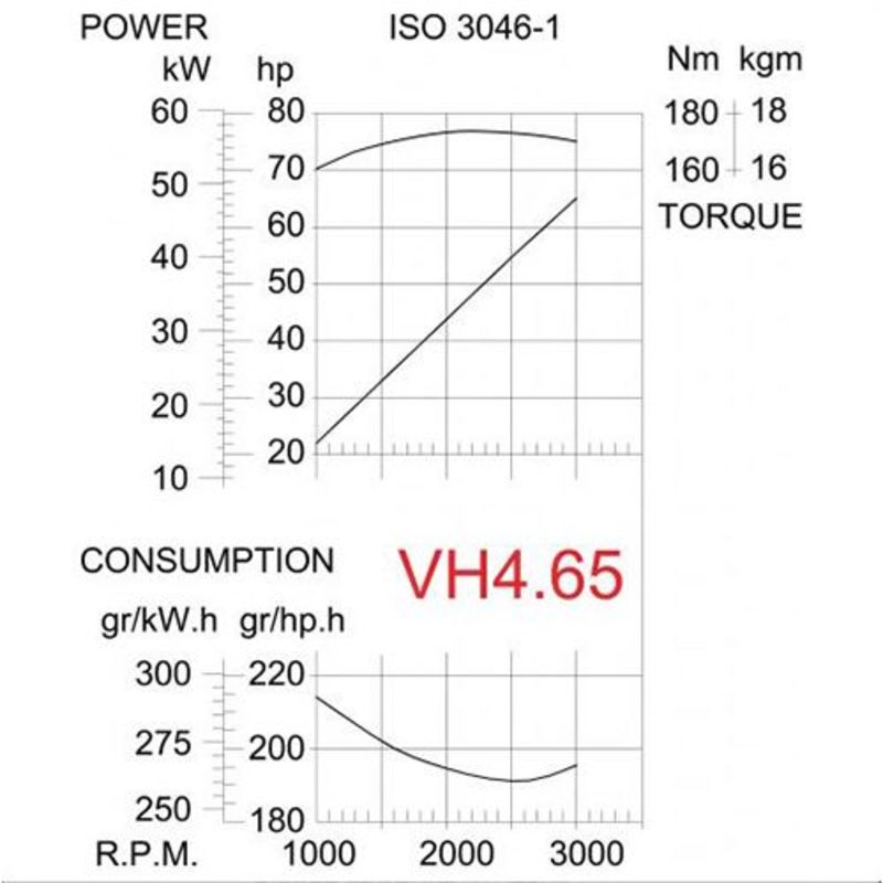Vetus Hyundai VH4-65 mit TMC345  i=2,47