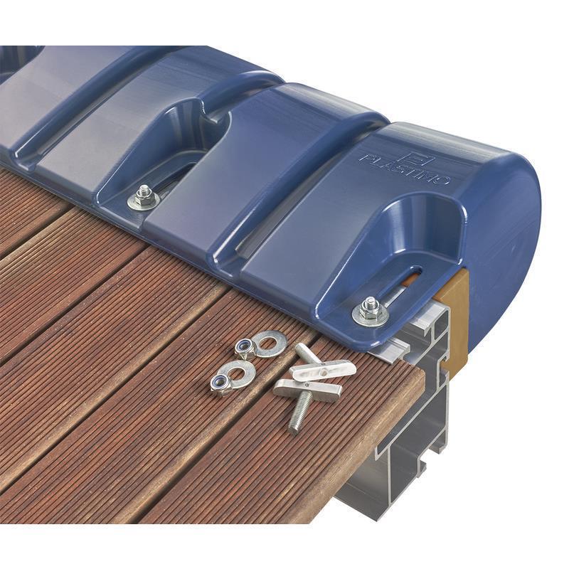 PLASTIMO BUMPER FÜR PONTON GRAU 90x30