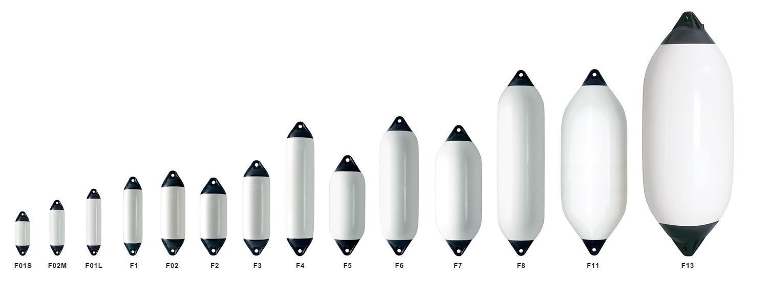 Polyform Langfender G-Serie schwarz