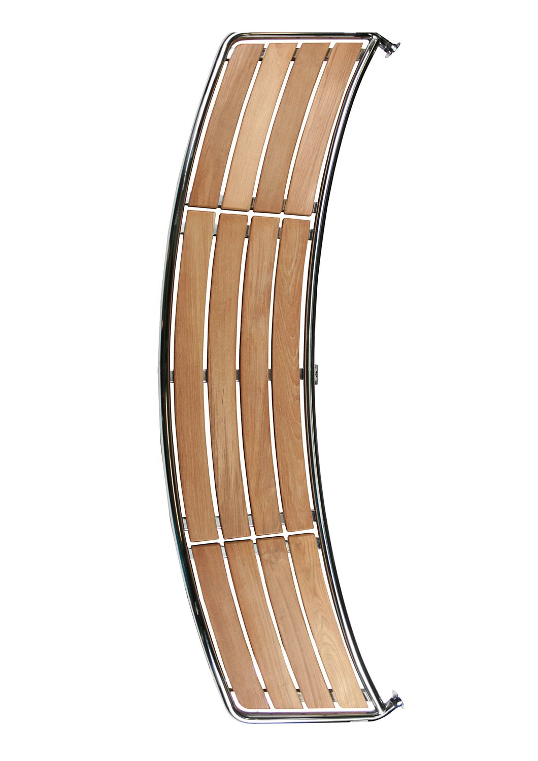 Båtsystem Heckplattform für Motorboot Teak B=2000mm H=700mm Rohr D=32mm