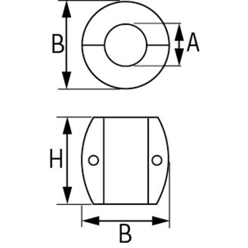 PLASTIMO ANODE SHAFT (BALL) 70MM