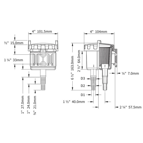BUKH PRO Wasserfilter Typ S (Hollex) 13/16/19mm
