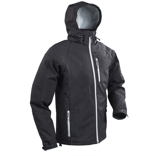 PLASTIMO JACKE SOFTSHELL MANN SCHWARZ XXL