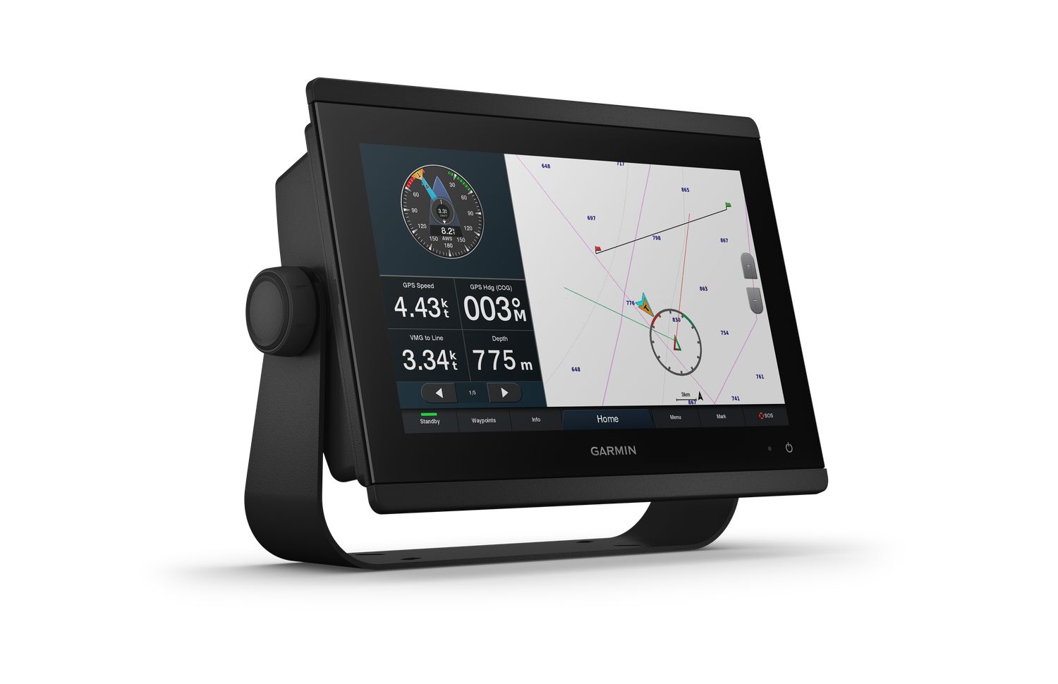Garmin GPSMAP 8400xsv mit Echolotfunktion