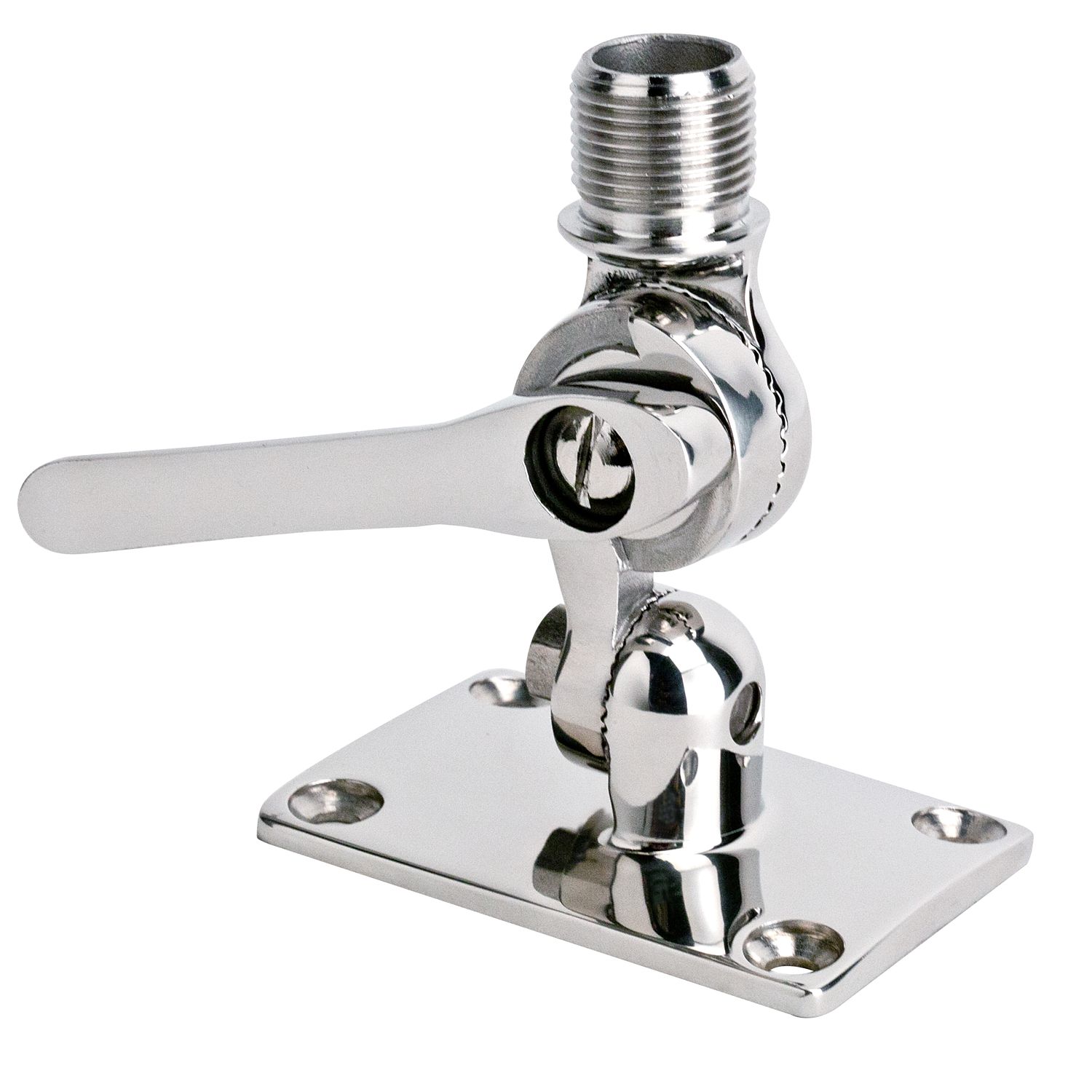 Scout PA-30 Antennenfuss rostfreier Stahl 4-Wege