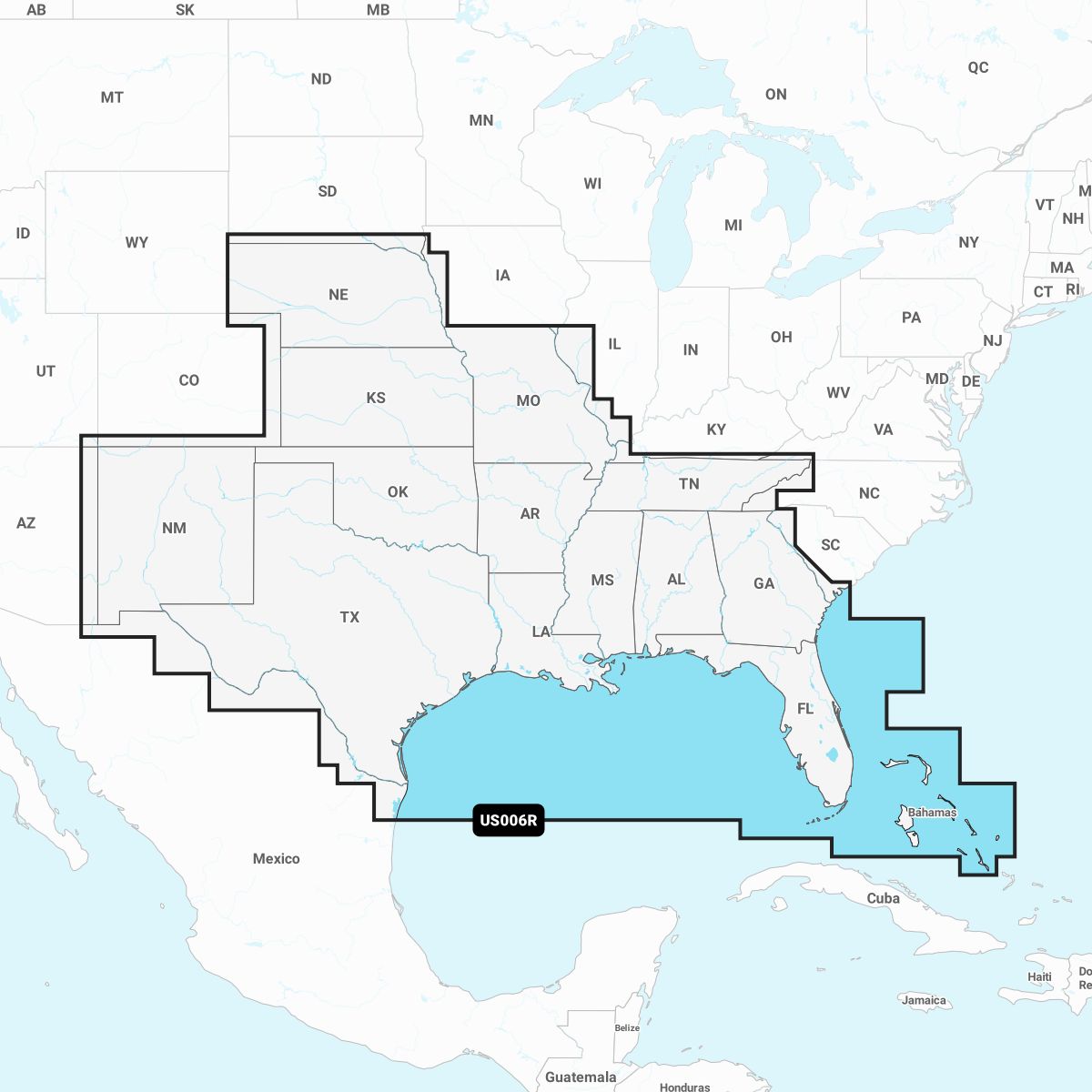 Navionics+ US006R USA Südküste