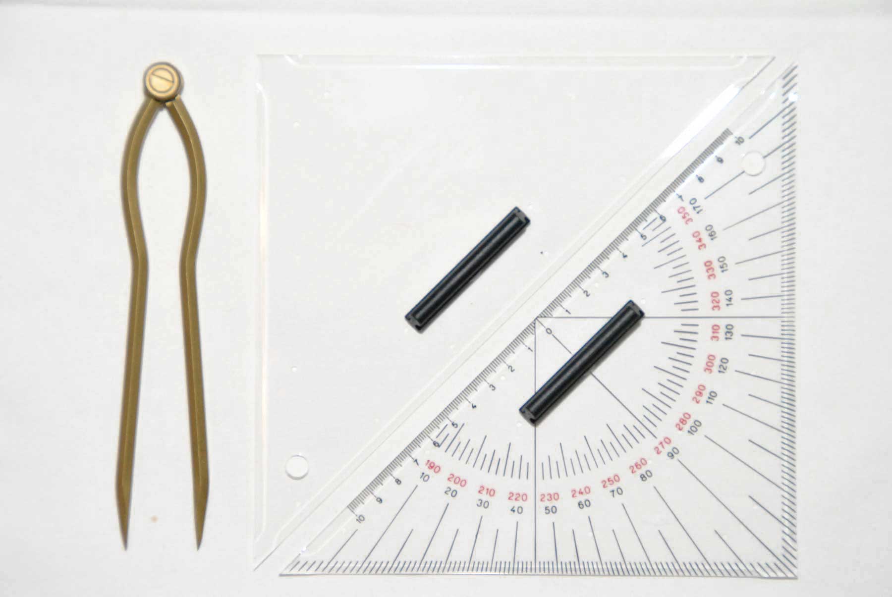 Navigationsbesteck - Navigationsset für Ausbildungszwecke 27 cm (Rückläufer)