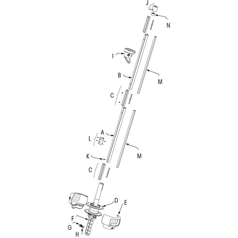 PLASTIMO ZUBEHOER SET ROLLREFFANLAGE S SERIE