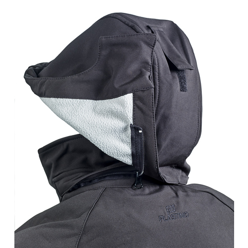 PLASTIMO JACKE SOFTSHELL MANN SCHWARZ XXL