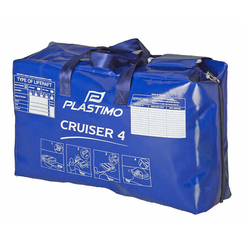 PLASTIMO Cruiser ORC Rettungsinsel, 4 Pers., Tas.