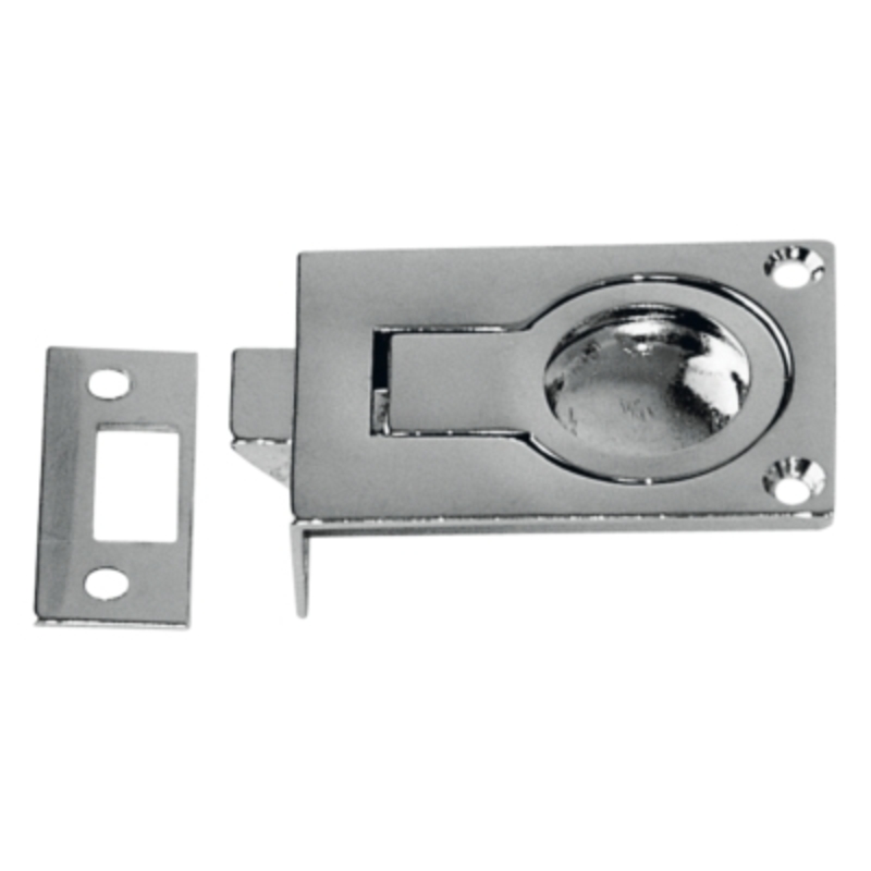 PLASTIMO FLUSH RING PULL & LATCH CHR.BR 58X40
