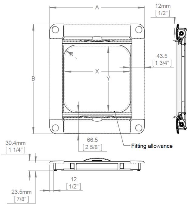 Skyscreen Roller Recessed