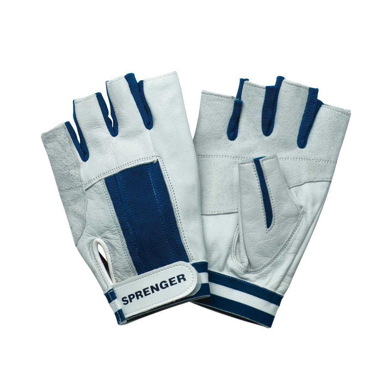 SPRENGER, Segel-Handschuhe M - Ziegenleder, ohne Fingerkuppen