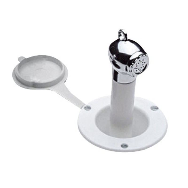 PLASTIMO HAND SHOWER FLEXIBLE+CASING 2M WHITE