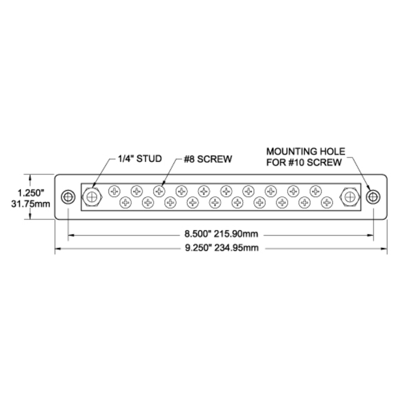 Blue Sea Systems BusBar 20 Gang