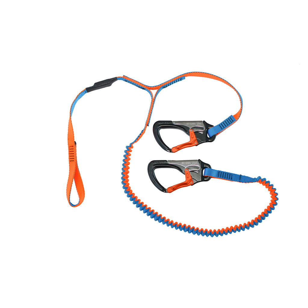 Spinlock, 2 Clip Performance Sicherheitsleine, 1 elastischer Strang