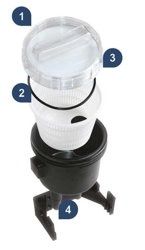 Ersatzteile für Quick-Fit Seewasserfilter