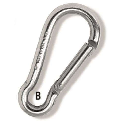 PLASTIMO SNAP HOOK NARROWED ST/STEEL 120MM