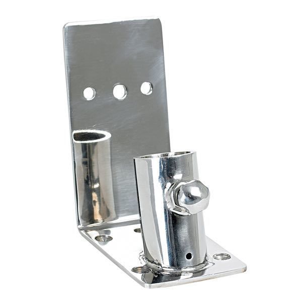 Flaggenstockhalterung rostfreier Stahl für 25mm Flaggenstock