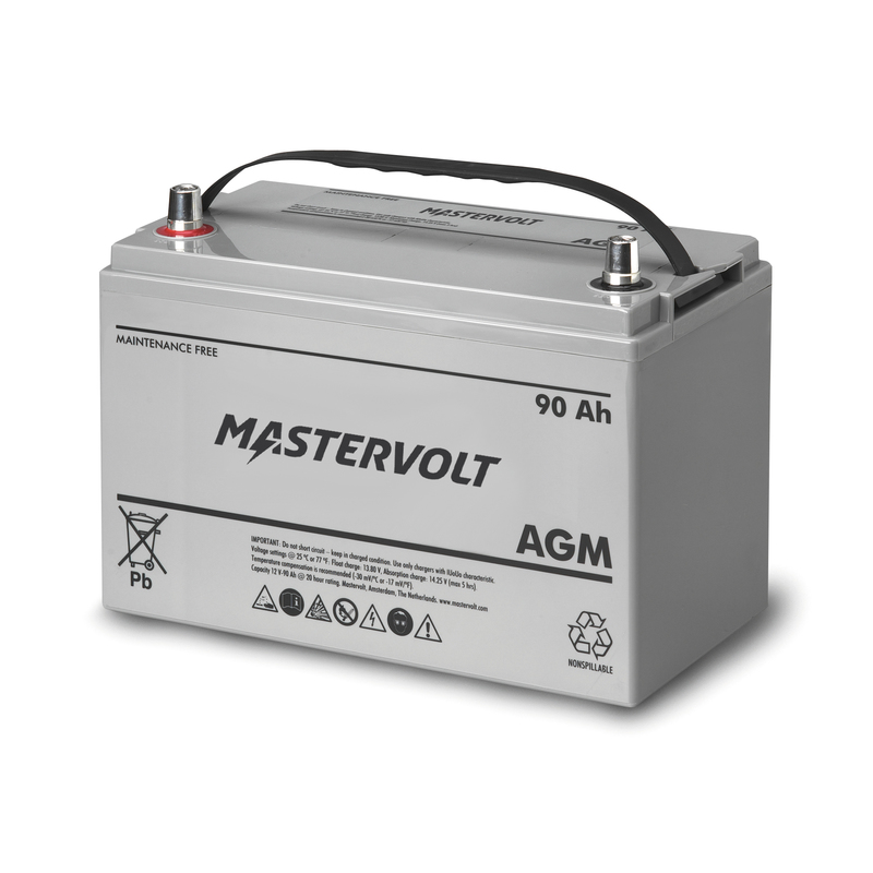 Mastervolt AGM Batterie 12/90, 12 V, 90 Ah, 30 kg