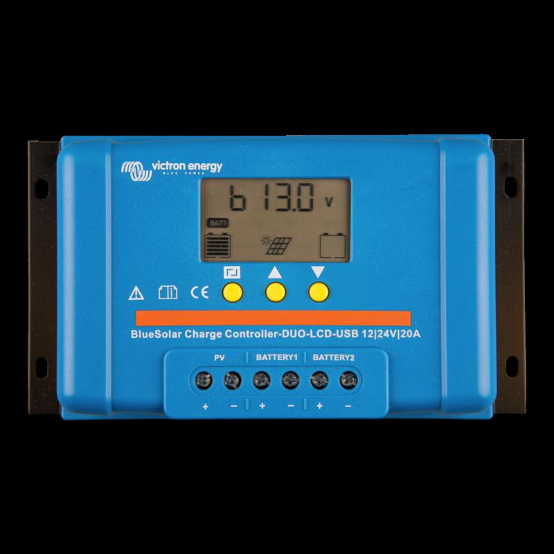 Victron BlueSolar PMW DUO LCD&USB 12/24V-20A