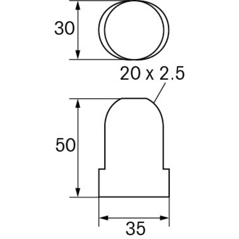 PLASTIMO WELLENANODE ZC 16MM GEWINDE DM