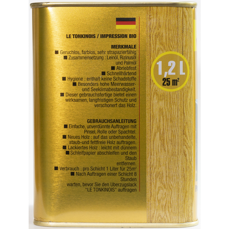 LeTonkinois Huile Bio Impression 0,75 L