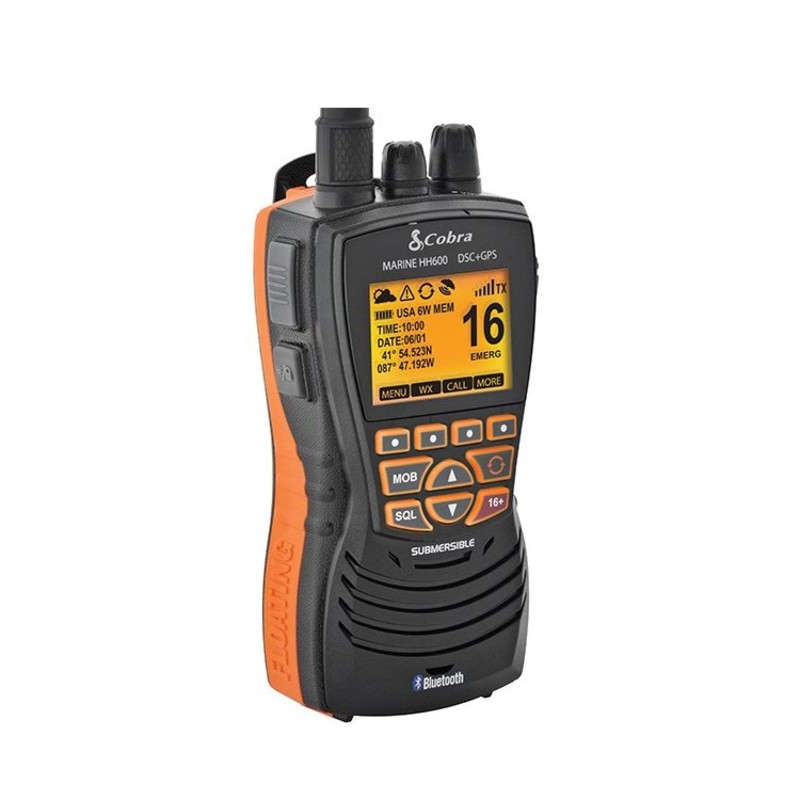 Cobra, UKW Handseefunkgerät, MRHH600, mit GPS und DSC
