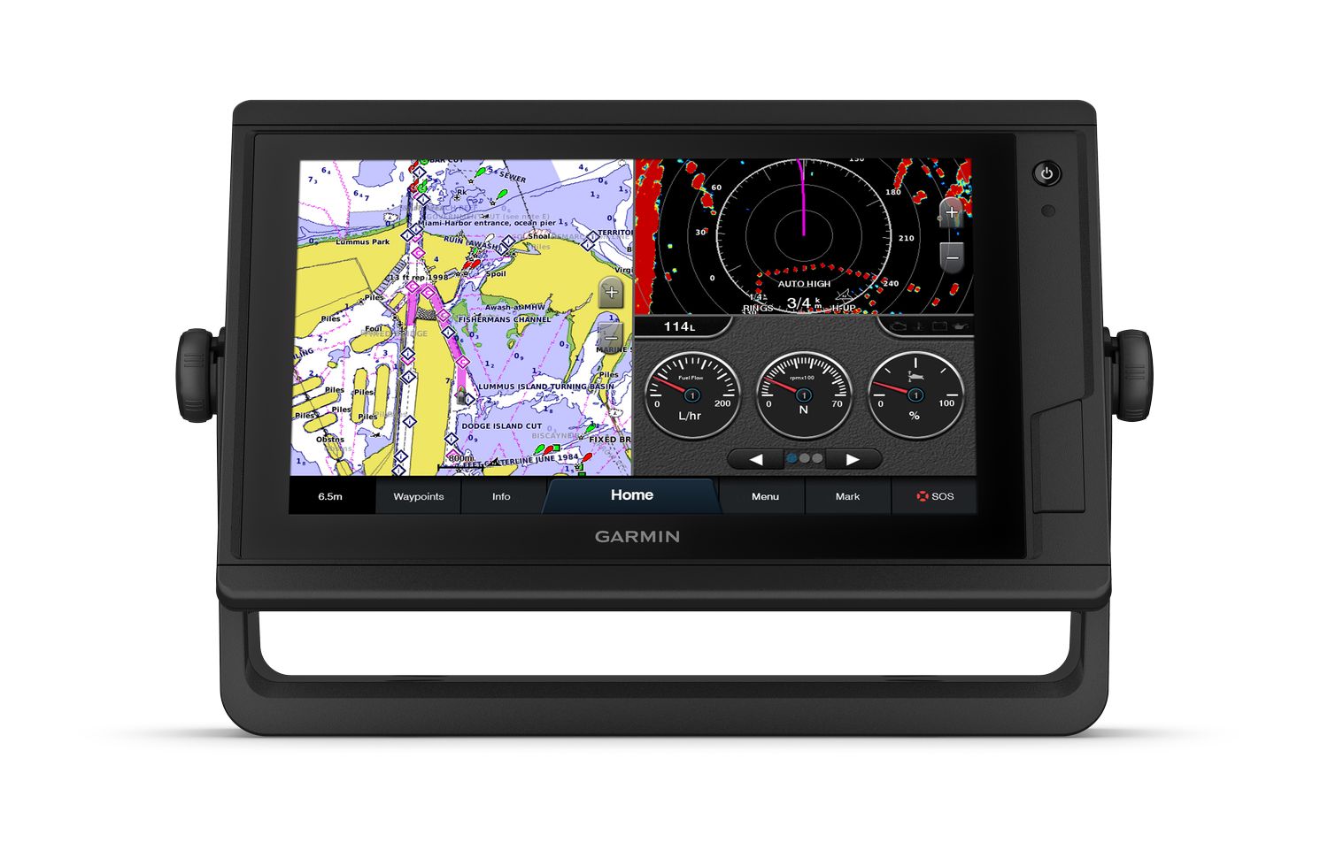 Garmin GPSMAP Touch Plus mit Fishfinder-Modul