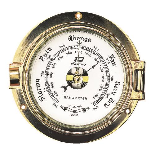 Plastimo, Barometer, 3" aus poliertem Messing