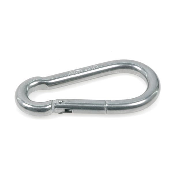 Karabinerhaken mit Auge Edelstahl
