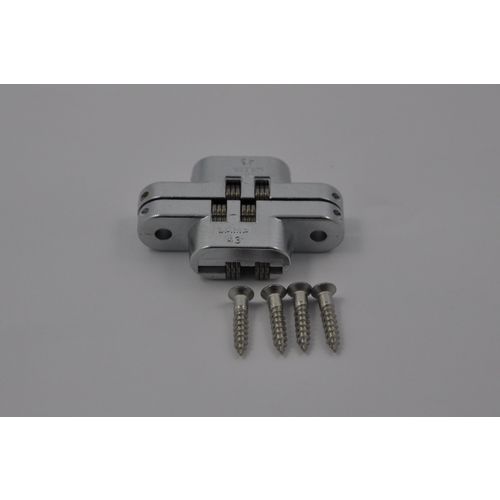 PLASTIMO ST.S/BRASS FLUSH-FIT HINGE 43MM