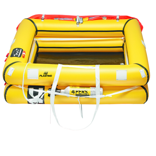 PLASTIMO Coastel ISO. Rettungsinsel, 4 Pers., Tas.