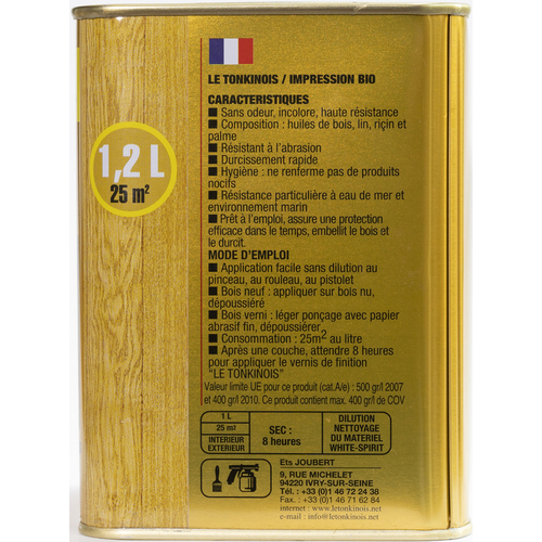 LeTonkinois Huile Bio Impression 0,75 L
