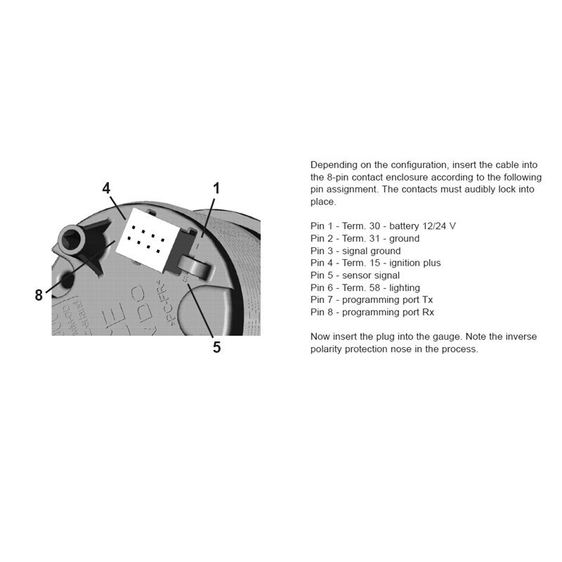 Veratron VDO VL AFTERMARKET TANK LEVEL IND. - - S