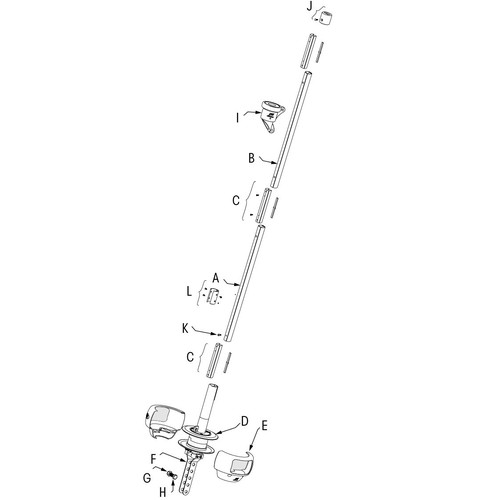 PLASTIMO ZUBEHOER SET ROLLREFFANLAGE T SERIE