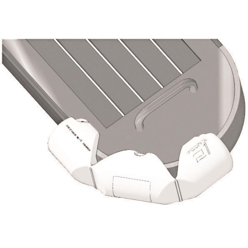 PLASTIMO Bumper anpassbar, weiss, 18x80cm