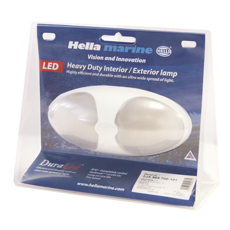 HellaDURA LED 12,Lichtfarbe weiß, ohne Schalter