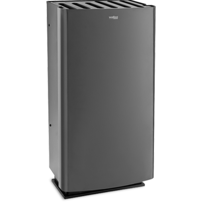 Wallas 40CC Hütten-Heizung 1600-4000W Dunkelgrau