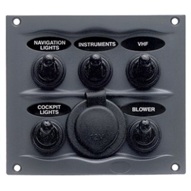 BEP Schalttafel DC Wasserdicht 5xOn/Off USB