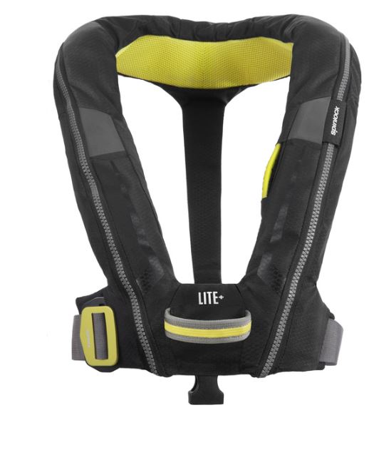 Spinlock, automatische Rettungsweste, Deckvest Lite Plus, 170N,  schwarz mit Harness