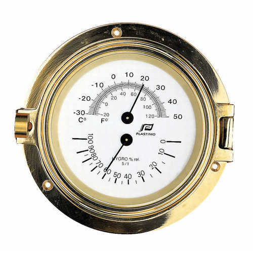 PLASTIMO 4,5 ZOLL THERMOMETER HYGROMETER