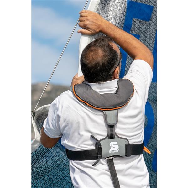 Secumar, automatische Rettungsweste, Survival 220 Harness hellgrau / grau