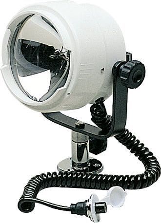 Suchscheinwerfer NIGHT EYE 12V 100W D=150mm 360° drehbar Kunststoff-Gehäuse mit ...