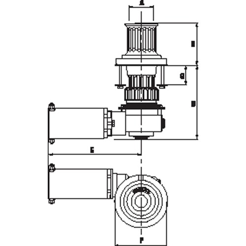 Maxwell VC500 12V Verholwinsch
