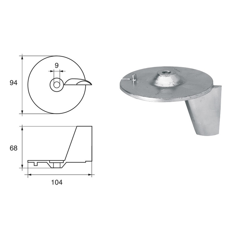 BUKH PRO ANODE F/HONDA ENGINES