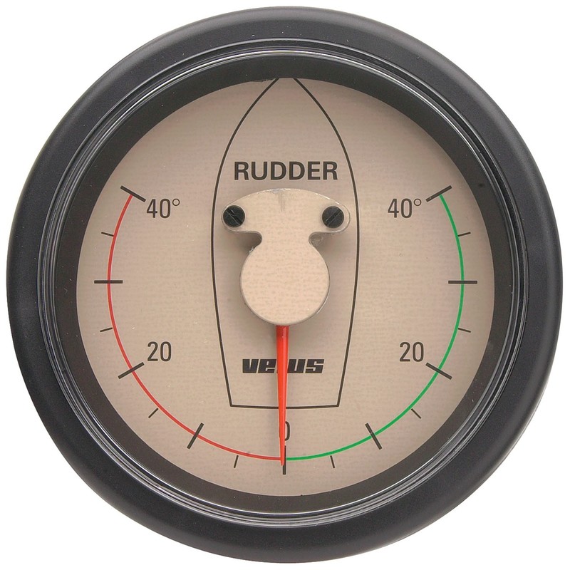Vetus Ruderstandsanzeige, creme, 12/24 Volt