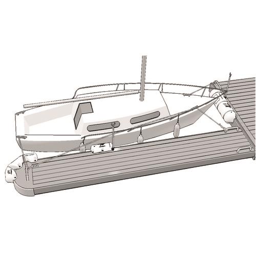 PLASTIMO Bumper anpassbar, weiss, 18x80cm