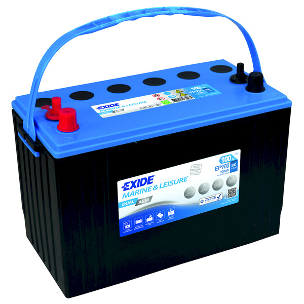 Exide Batterie EP900 100Ah Dual AGM