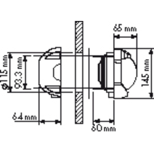 PLASTIMO CONTEST 130 SCHWARZ SCHOTMONTAGE  Z/A